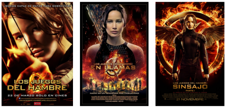 Los juegos del hambre, las películas